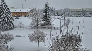 Zima w Krośnie (Podkarpackie)