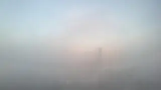 Mgła w Poznaniu o 6 rano