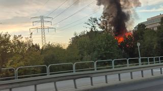 Pożar w Warszawie