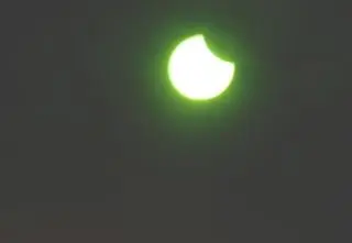 Częściowe zaćmienie Słońca. Pokazaliście, jak wyglądało