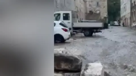 Split po ulewie, Chorwacja