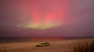 Zorza w Dębkach (Pomorskie), 12.11.2025