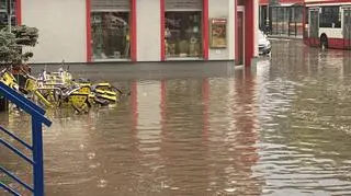 Ulewa w Dąbrowie Górniczej