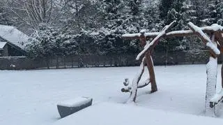 Zima w Pierkunowie na Mazurach