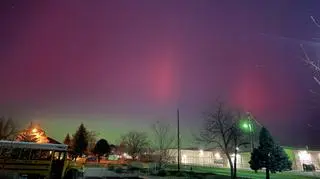 Zorza polarna w stanie Kolorado w Stanach Zjednoczonych