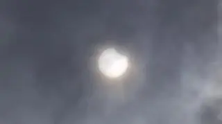 Częściowe Zaćmienie Słońca w Głubczycach