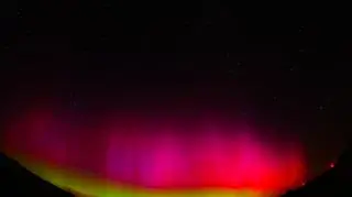 Zorza polarna nad Suwalszczyzną