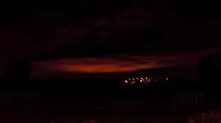 Zorza polarna w Dąbrowie Tarnowskiej