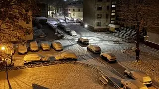 Śnieg w Zawierciu