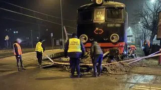 Pociąg wykoleił się we Wrocławiu