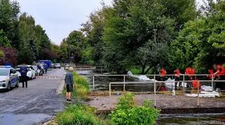 Potok Służewiecki, ul. Arbuzowa w Warszawie