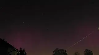 Zorza w noc Perseidów