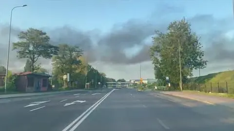 Pożar wysypiska w Świętochłowicach (Śląskie)