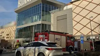 Ewakuacja w centrum handlowym w Krakowie