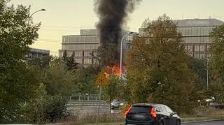 Pożar w Warszawie