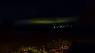 Zorza polarna w Dąbrowie Tarnowskiej