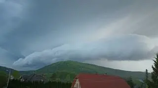 Wał szkwałowy nad Bieszczadami