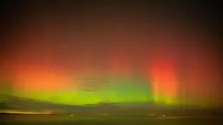 Zorza polarna, Rewa (Pomorskie)