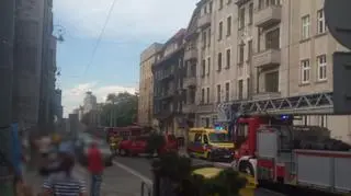 Pożar mieszkania w Katowicach 