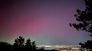 Zorza polarna w stanie Kolorado w Stanach Zjednoczonych