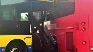 Zderzenie dwóch autobusów, Słupsk (Pomorskie)