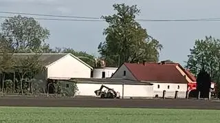 Pożar w Tarnowie (gmina Kruszwica)