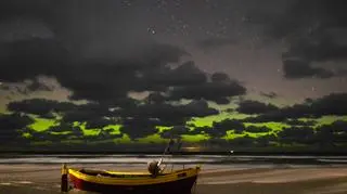 Zorza w Dębkach (Pomorskie)