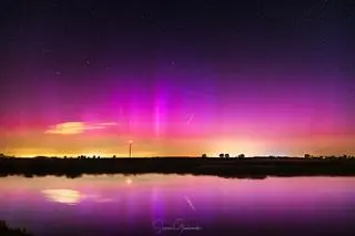 Zorza polarna nad Polską