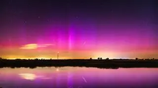 Zorza polarna nad Polską