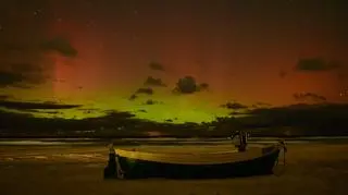 Zorza w Dębkach (Pomorskie)