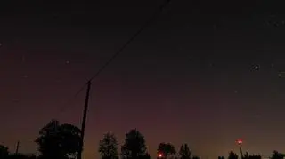 Zorza w noc Perseidów
