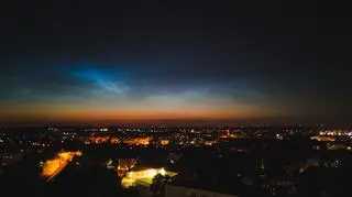 Obłoki srebrzyste w Tychach (Śląskie)