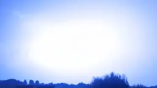 Burza nad miejscowością Pszów
