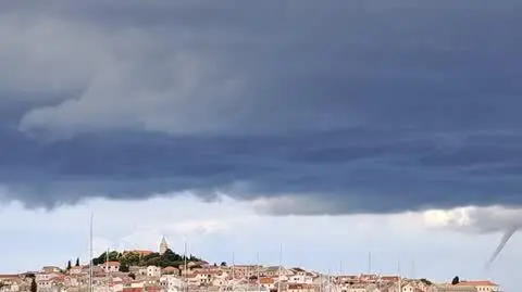 Trąba wodna, Primosten (Chorwacja)