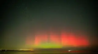 Zorza polarna, Rewa (Pomorskie)