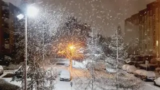Obfite opady śniegu w Gdańsku