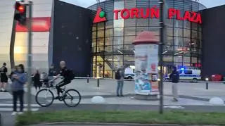 Ewakuacja w Toruniu