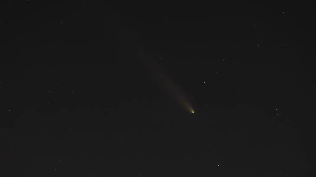 Kometa nad Warszawą