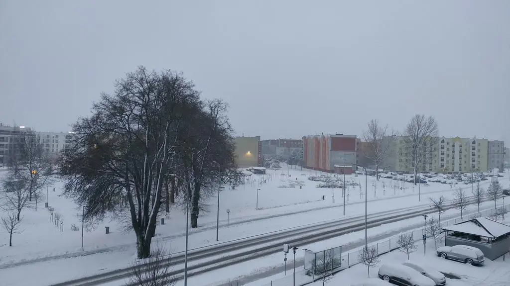 Zima w Ełku
