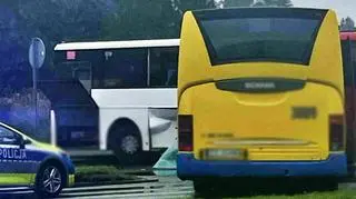 Zderzenie dwóch autobusów, Słupsk (Pomorskie)