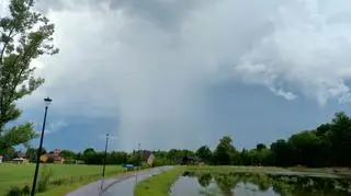Gradobicie w Andrychowie (Małopolskie)