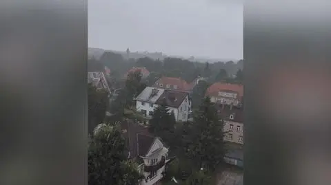 Deszcz w Elblągu