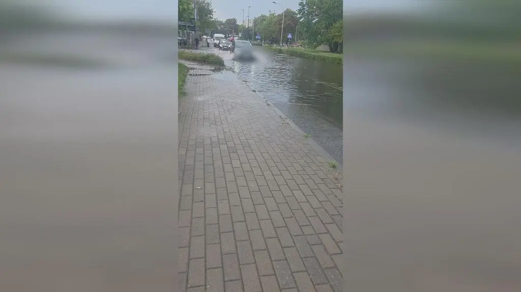 Deszcz, Warszawa 