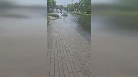 Deszcz, Warszawa 