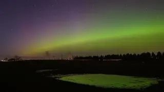 Zorza polarna widoczna gołym okiem