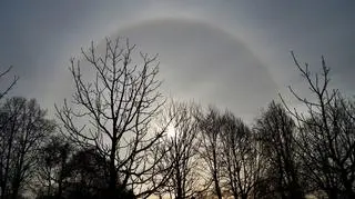 Niesamowite halo słoneczne w okolicach Ustki