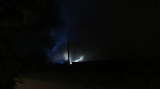 Pożar składowiska w Lęborku