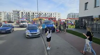 Samochód wjechał w pieszych i w budynek. Gdańsk