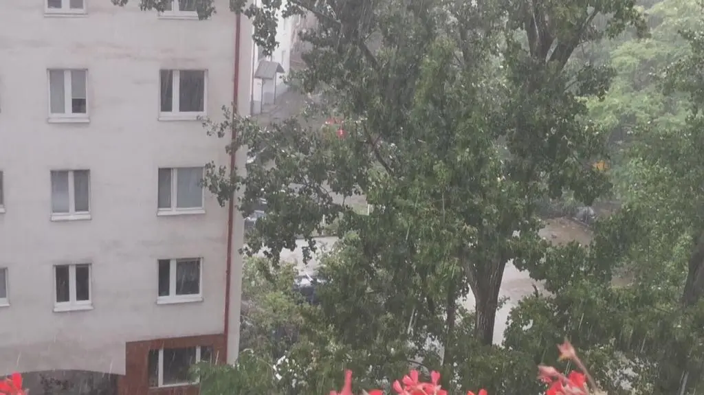 Silna burza we Wrocławiu