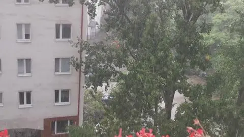 Silna burza we Wrocławiu